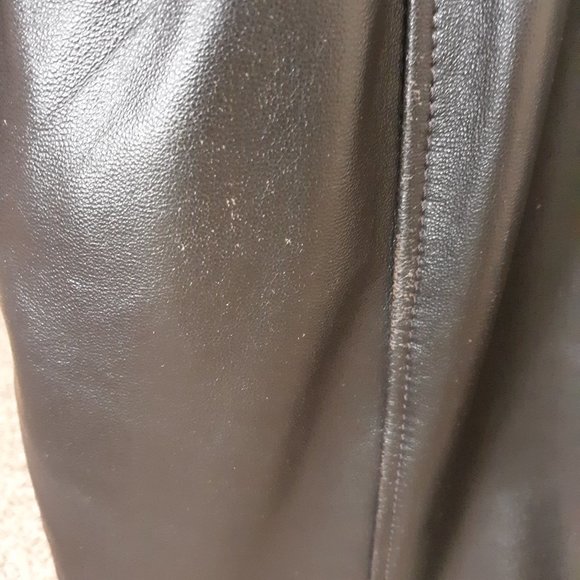 DANIER SZE L Brown 💯  leather coat🎉🎉Host Pick 1/8/25🎉🎉 - Picture 9 of 16